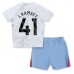 Aston Villa Jacob Ramsey #41 Bortedraktsett Barn 2023-24 Kortermet (+ Korte bukser)